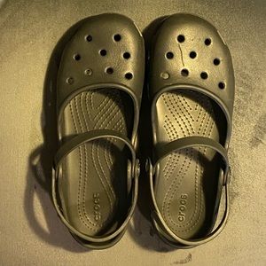Crocs Mary Jane size 9 Woman Color Black